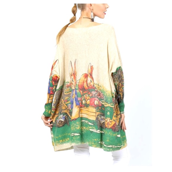 NWOT Coeur de Vague Oversize Dolman Sweater - Picture 4 of 5